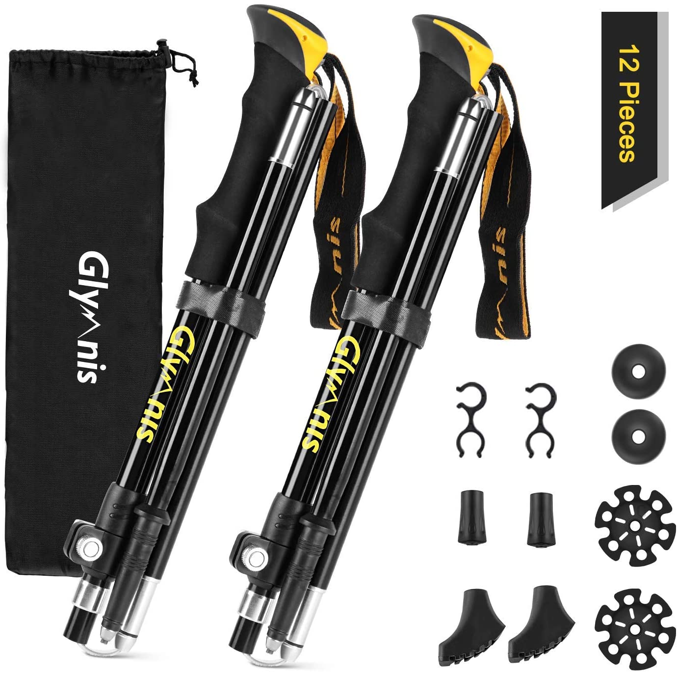 Glymnis Collapsible Hiking Poles